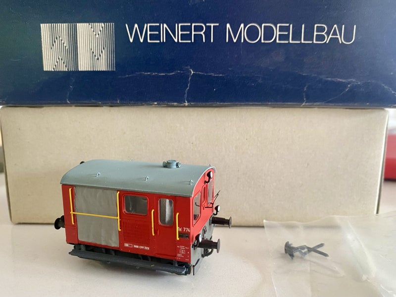 Weinert Modellbau SBB shunting tractor (the Swiss Kof), HO, AC analogue, new!64807622367234114