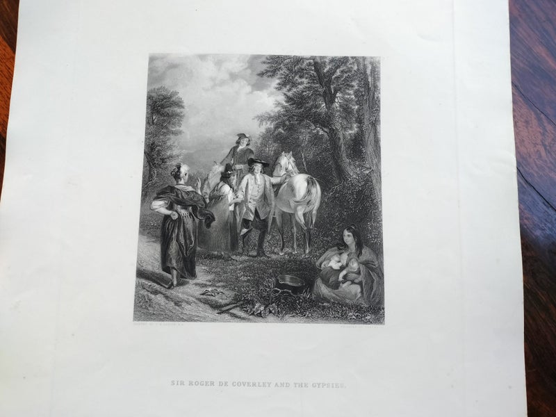 Antique Victorian Engraving Carousel 2