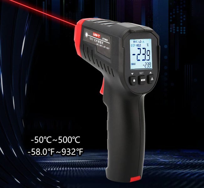 UNI-T UT306S Non-Contact Infrared Thermometer -50? to 500? Carousel 4