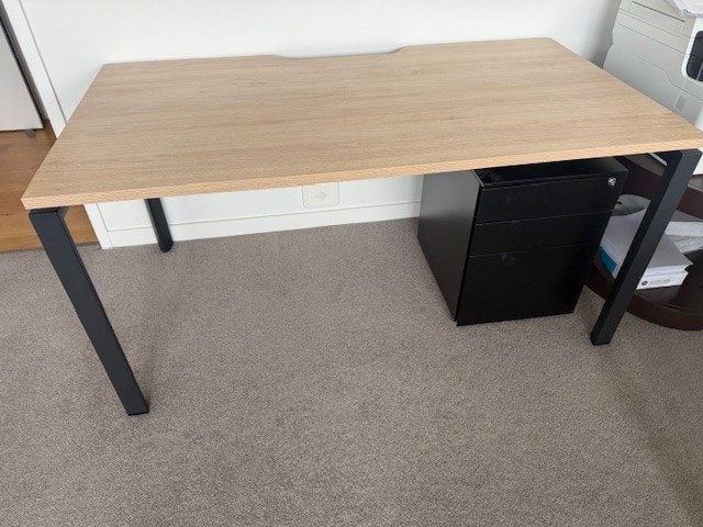 Office Desks and black steel cabinets Carousel 4