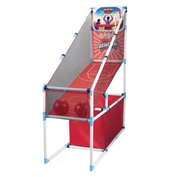 Kids Sports Arcade Basketball Hoop Game Set Electronic Scoring Carousel 11