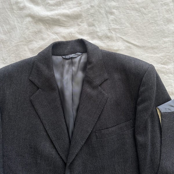 Vintage 1960s Duncath Windsor Wool Striped Three Piece Suit NZ Made Carousel 2
