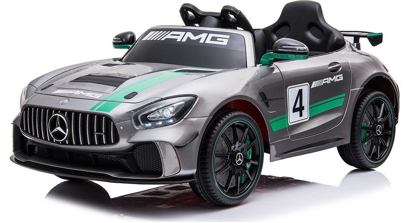 Mercedes Benz GT4 AMG Sports Edition Licensed 12v Electric Ride on Car, EVA t... Carousel 1