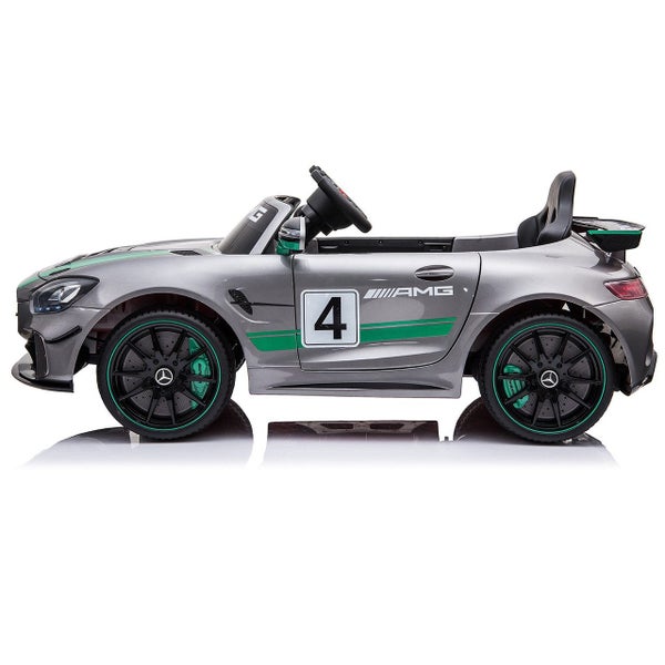 Mercedes Benz GT4 AMG Sports Edition Licensed 12v Electric Ride on Car, EVA t... Carousel 2