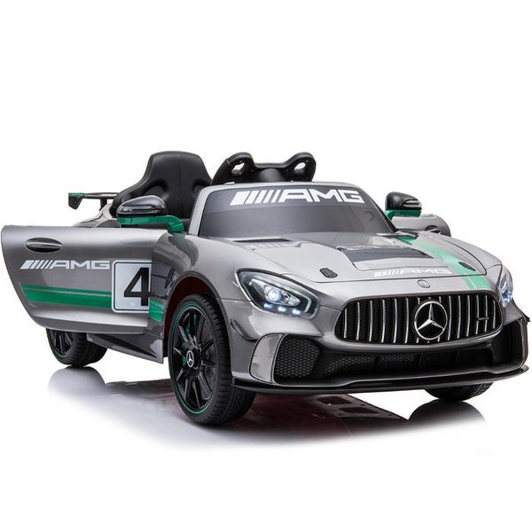Mercedes Benz GT4 AMG Sports Edition Licensed 12v Electric Ride on Car, EVA t... Carousel 7