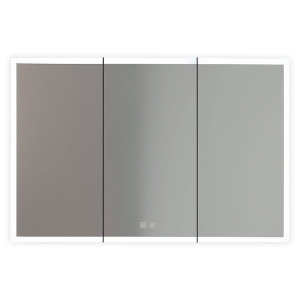 LED Mirror Cabinet 1200mm - White Carousel 2