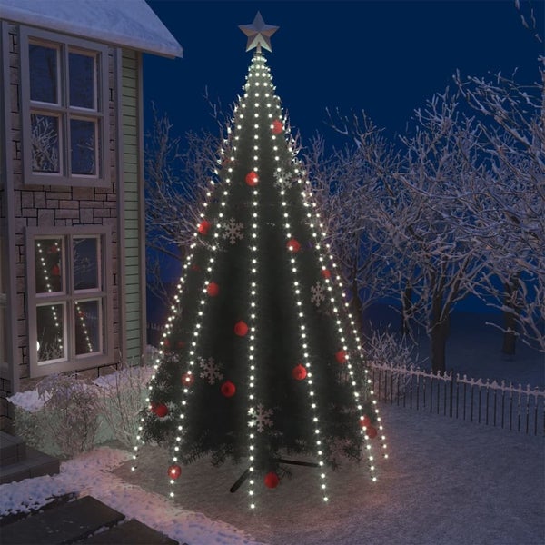 Tree Lights with 500 LEDs Cold White 500 cm Indoor Outdoor Carousel 1