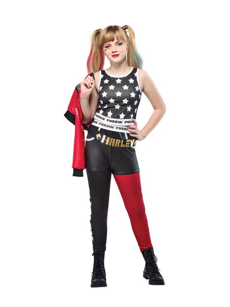 HARLEY QUINN DELUXE COSTUME, CHILD ASSORTED SIZES Carousel 2