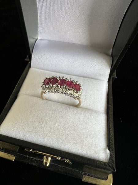 Ruby and Diamond Set Gold Ring - Condition Very Good Replacement Value $3929.00 Carousel 2