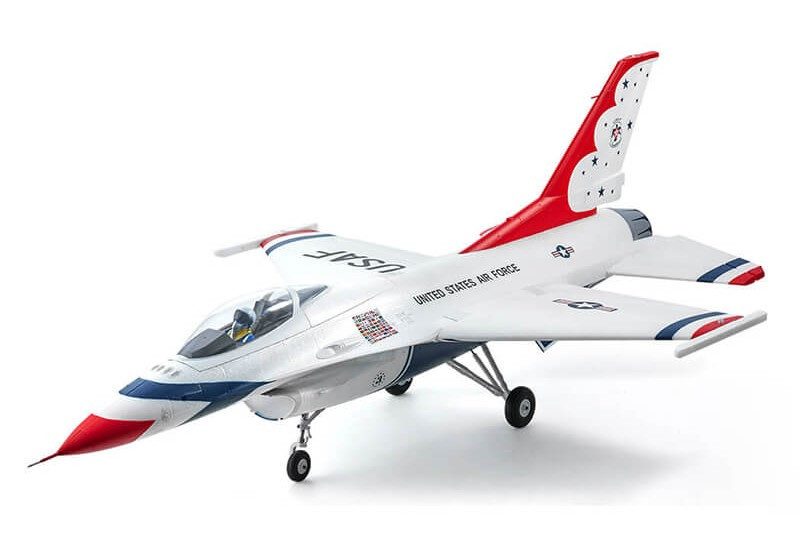 FMS 64MM F-16 BLUE THUNDER EDF PNP Carousel 1