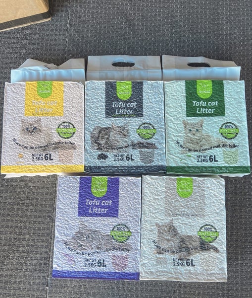 6L*8 bags(20kg)Tofu cat litter by Nunbell 48L Free Shipping within Auckland Carousel 2