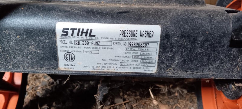 Stihl Water blaster Carousel 4