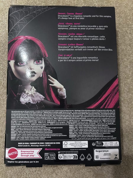 NIB REEL DRAMA - Draculaura Monster High doll Carousel 2