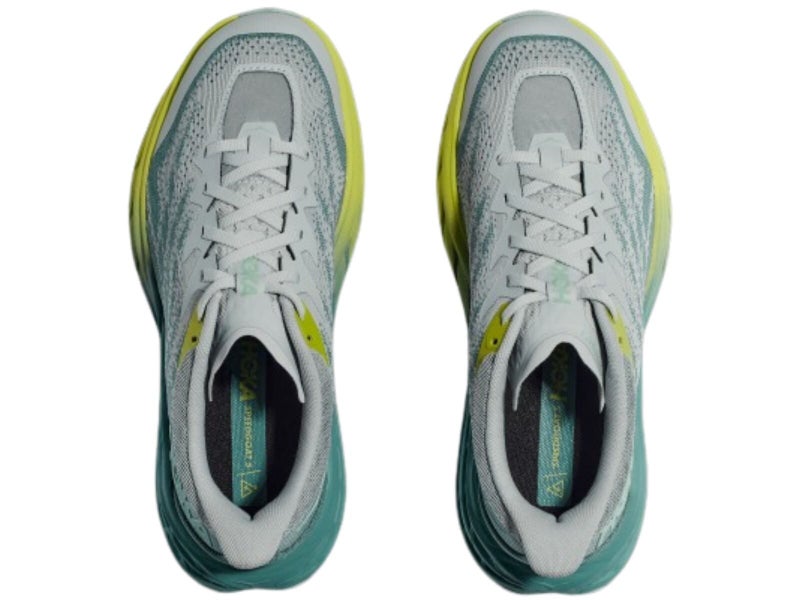 Hoka Womens Speedgoat 5 Trail Running Shoe in Mercury Trellis Size 10B Carousel 2