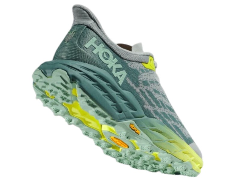 Hoka Womens Speedgoat 5 Trail Running Shoe in Mercury Trellis Size 10B Carousel 4