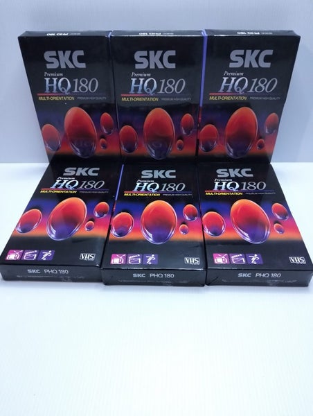 X6 SKC Premium HQ-180 VHS tapes Carousel 1