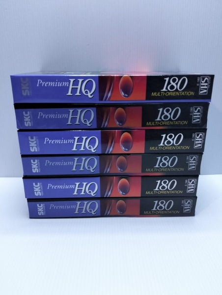 X6 SKC Premium HQ-180 VHS tapes Carousel 5