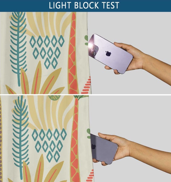 Vargottam Room Darkening Curtains - Set of 2 Panels, Grommet Top Blackout Drape Carousel 9