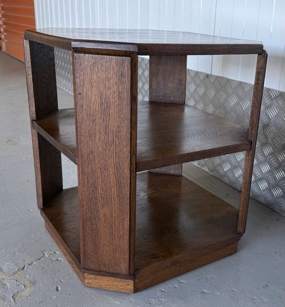 Restored vintage Deco solid oak Octagonal unit Carousel 2