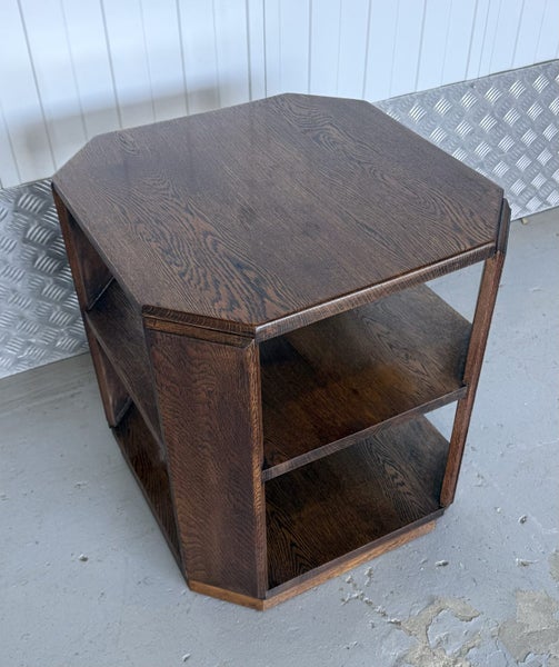 Restored vintage Deco solid oak Octagonal unit Carousel 5