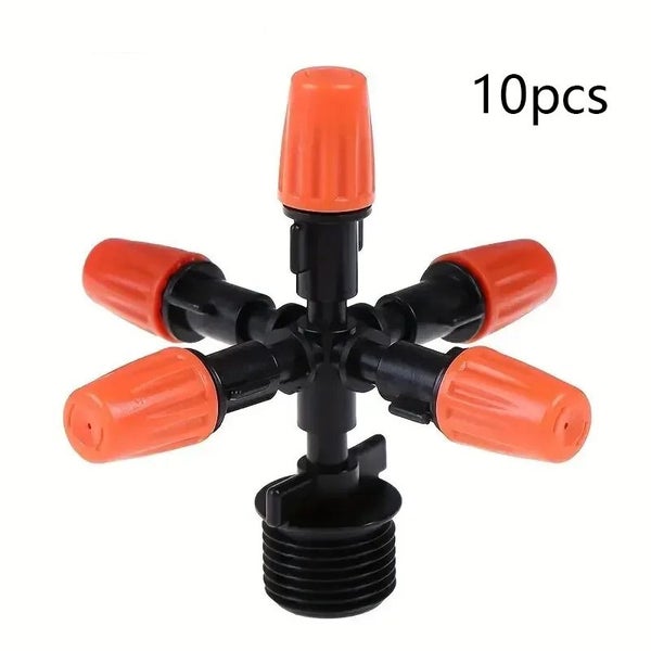 5pcs/8pcs/10pcs Sprinkler Cross Atomizing Water Spray Sprinkler Site Carousel 1