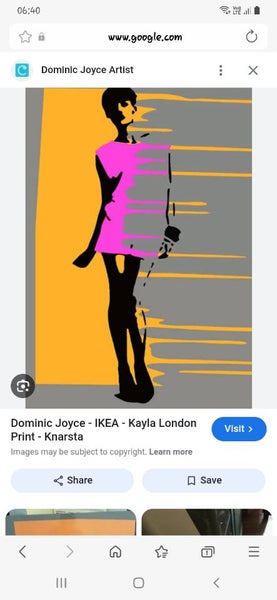 IKEA Pop Art- Retro 60's Image 'Kayla London' Carousel 6