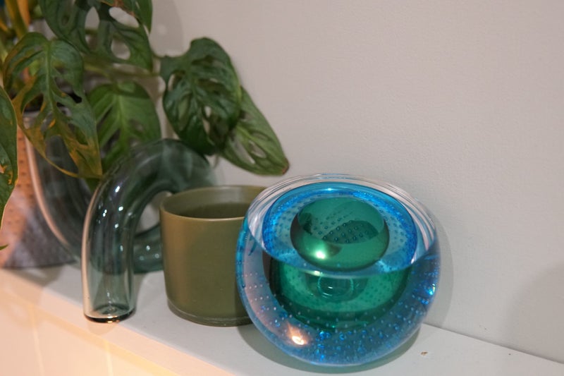 Rebecca Heap Hot glass NZ Artist Double Bubble Carousel 10