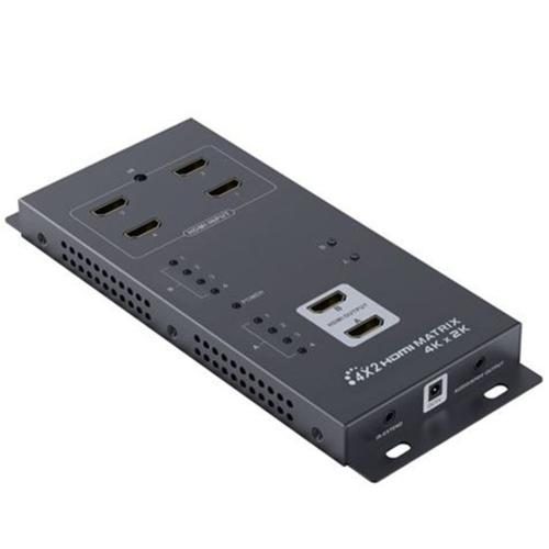 LENKENG LKV342PRO HDMI Matrix Switch with 4x HDMI inputs & 2x HDMI Outputs 4x2 Carousel 1