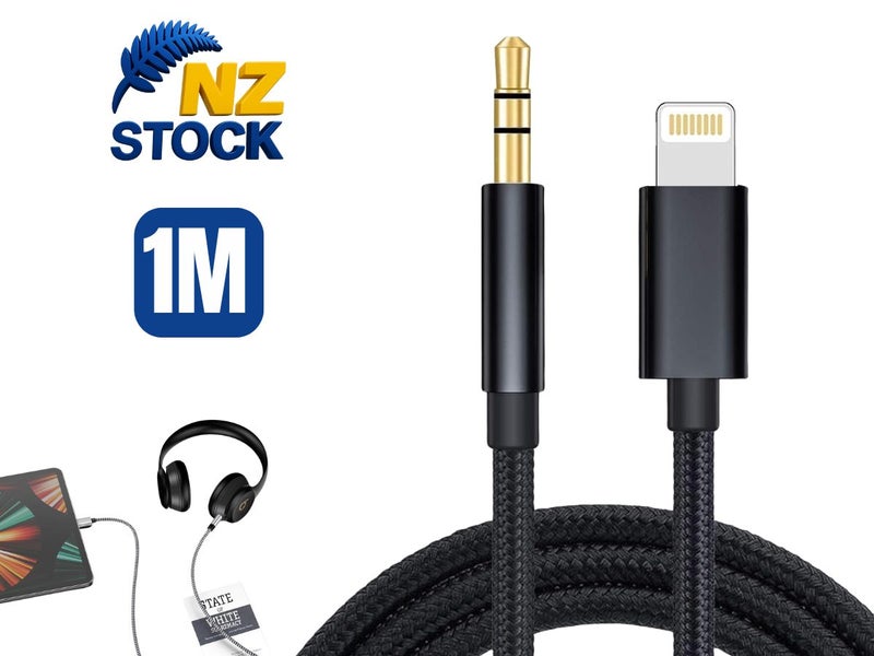iPhone Lightning to AUX Cable (OVER STOCKED) Carousel 1