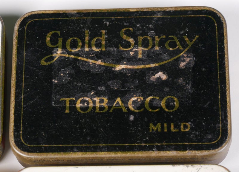Four Vintage Tobacco Tins - Kauri & Rare Gold Spray Carousel 2