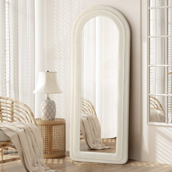 1.6M Full Length Mirror Boucle Frame Floor Mirrors Dressing Bedroom64462027009025110