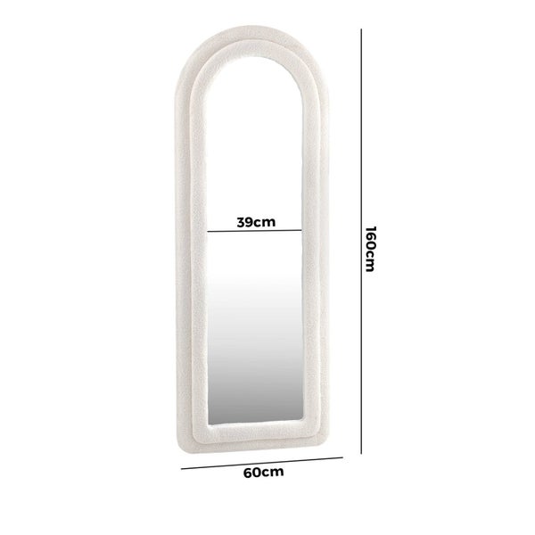 1.6M Full Length Mirror Boucle Frame Floor Mirrors Dressing Bedroom64462027009025112