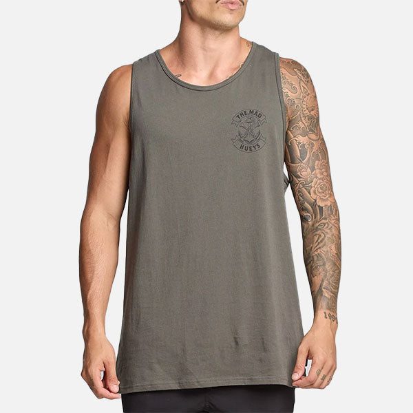 The Mad Hueys Anchor Bones Tank - Charcoal Carousel 1