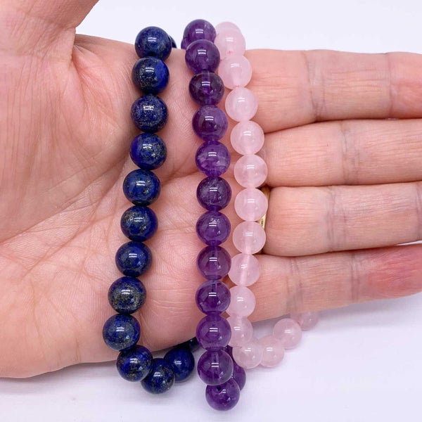 Lapis Lazuli Gemstone Beads (8mm) Carousel 6