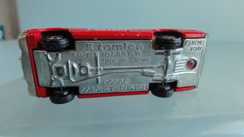 #2 Tomica Dodge Coronet Custom FIRE CHIEF 1/74 Carousel 6