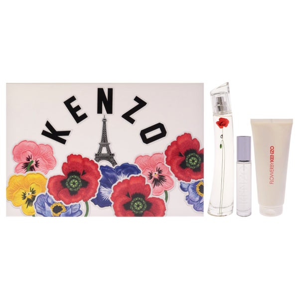 Kenzo Flower La Recolte Parisienne by Kenzo for Women - 3 Pc Gift Set 2.5oz E... Carousel 1