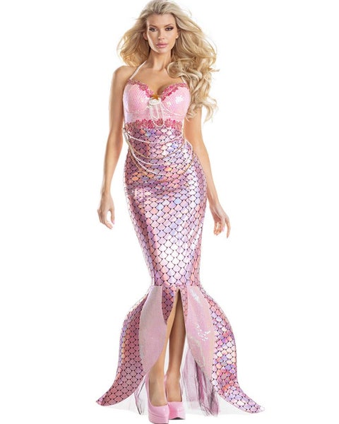 Blushing Beauty Mermaid Womens Costume Carousel 1