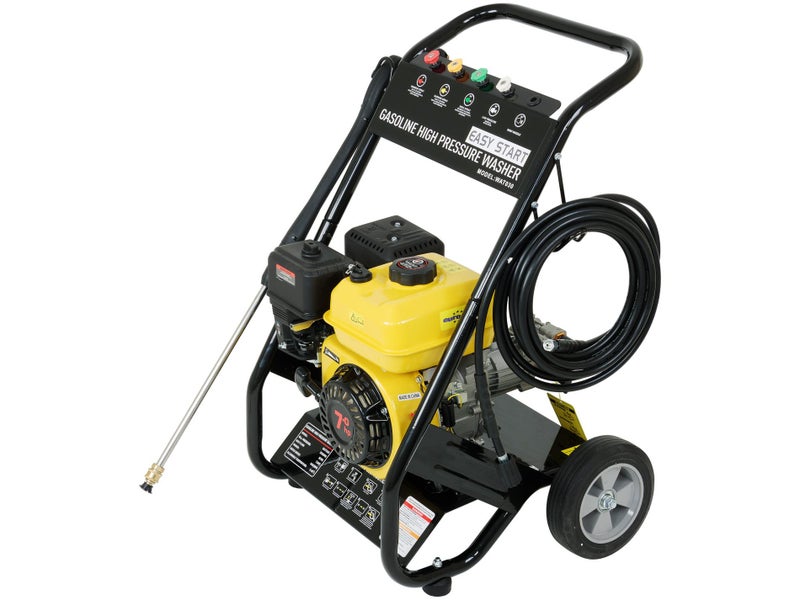 Petrol Water Blaster 7HP 2200psi 10LPM - Pressure Washer with 10M Hose Carousel 1