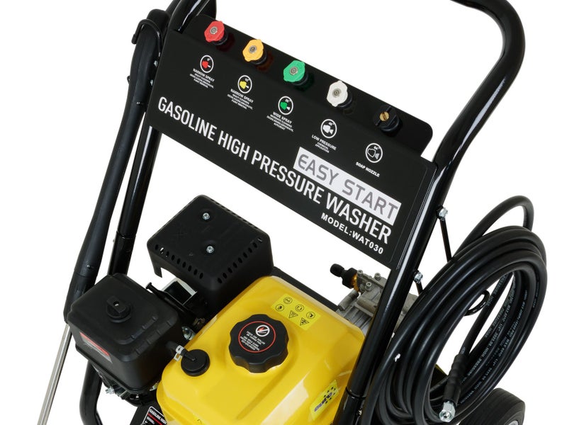 Petrol Water Blaster 7HP 2200psi 10LPM - Pressure Washer with 10M Hose Carousel 4