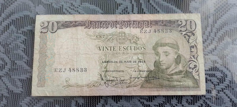 1964 Portugal 20 escudos Carousel 1
