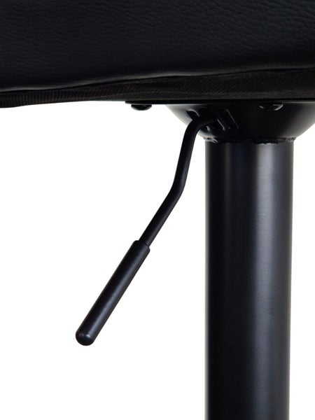 Jupiter Normandy Bar stool - 2PK - Black / Black Carousel 3