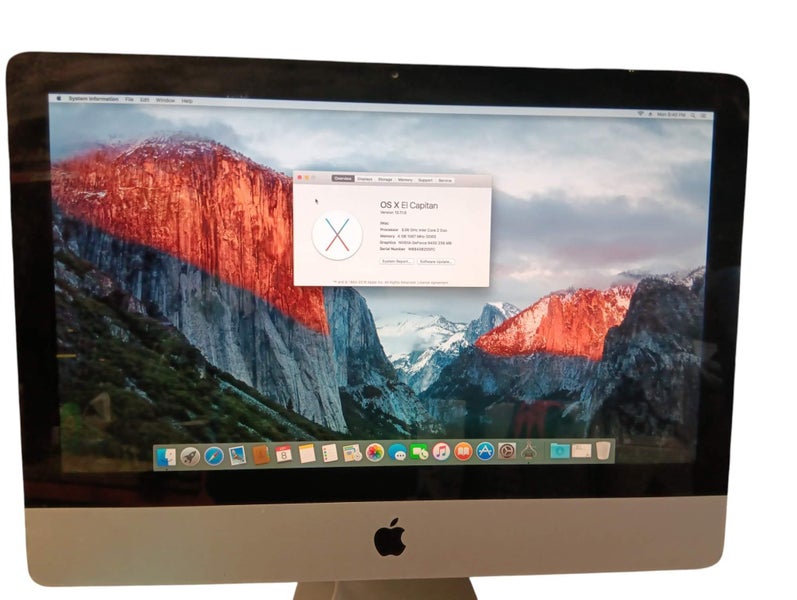 iMac 10.1 Desktop OS X El Capitan 21.5-inch 2010 Carousel 1