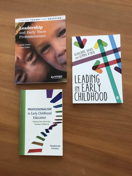Leadership and Early Years Professionalism ... plus two other ECE books Carousel 1