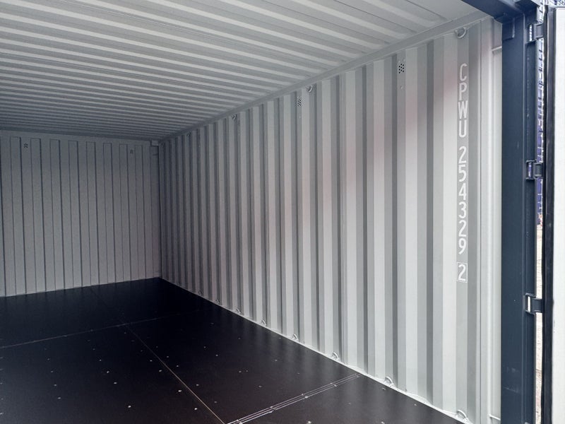 20ft Std New Build Shipping Container - Beige- Green- White, Grey Carousel 11