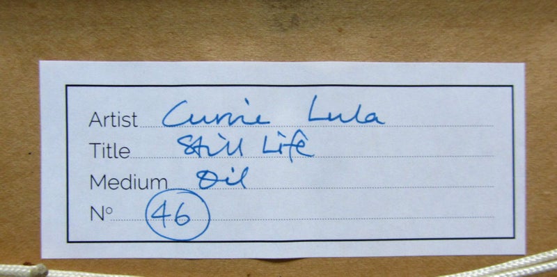 LULA CURRIE 'STILL LIFE' OIL ON BOARD Carousel 5