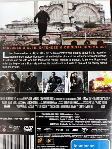 TAKEN 2 - LIAM NEESON - Extended Harder Cut Edition Carousel 2