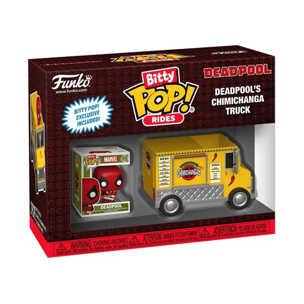 Funko Bitty Pop! Ride Marvel - Deadpool with Food Truck Carousel 1