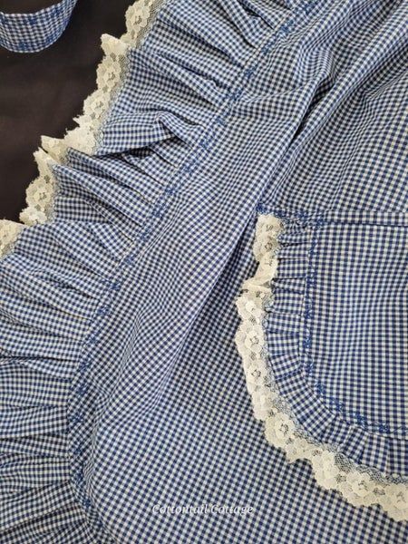 Vintage Gingham Ladies Apron Carousel 1