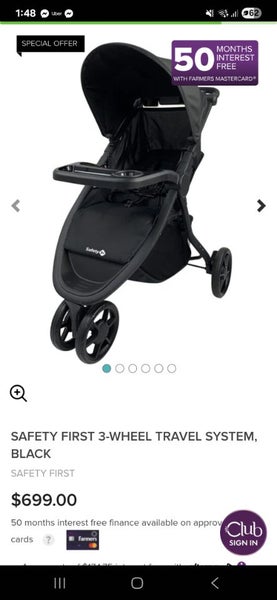 Safety 1st 3 wheel travel system *BRAND NEW* Carousel 2