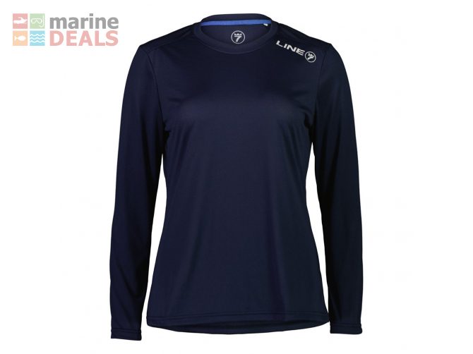 Line 7 Ocean Crew Womens Long Sleeve Shirt Navy 16 Carousel 1